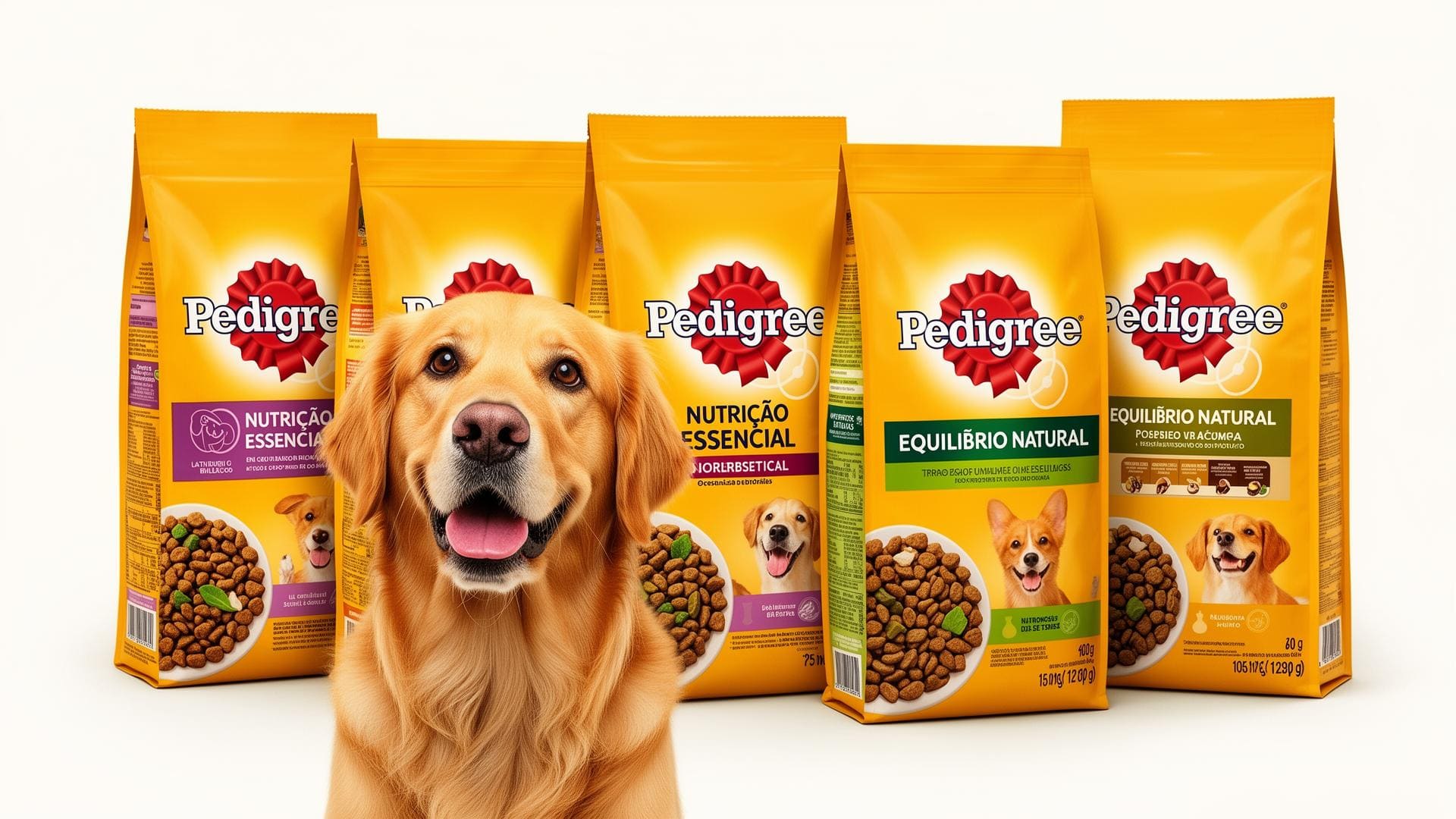 Ração Pedigree - Linhas Nutrição Essencial e Equilíbrio Natural