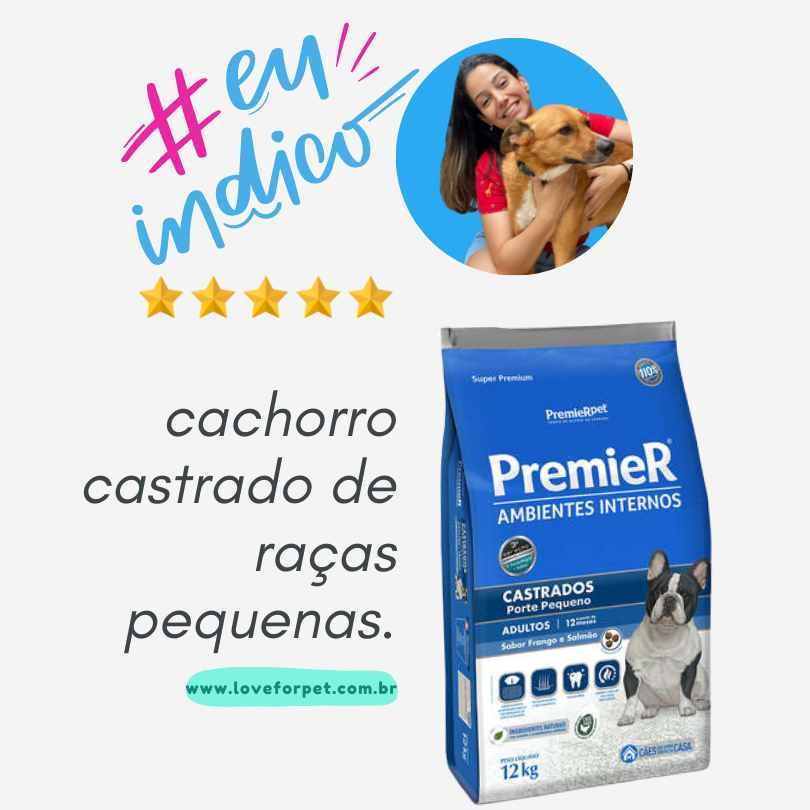 Ração para cachorro castrato Premier