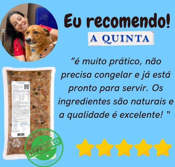 Alimento Natural para cachorro A Quinta