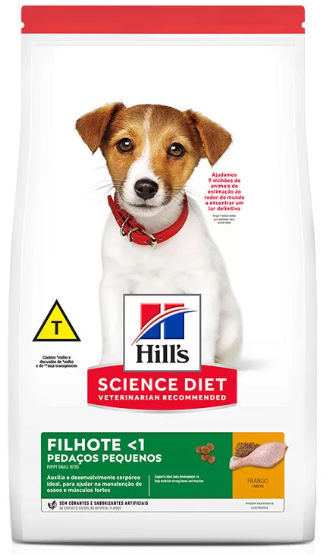 Ração Hills Science Diet Pedaços Pequenos para Pinscher Filhotes