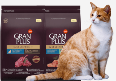 ração Gran Plus Linha Gourmet para gatos (seca)
