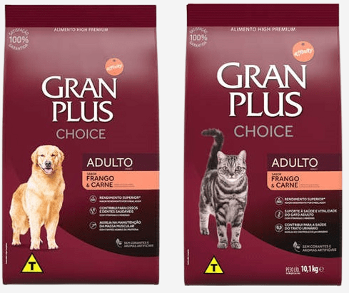 Ração Gran Plus Linha Choice 